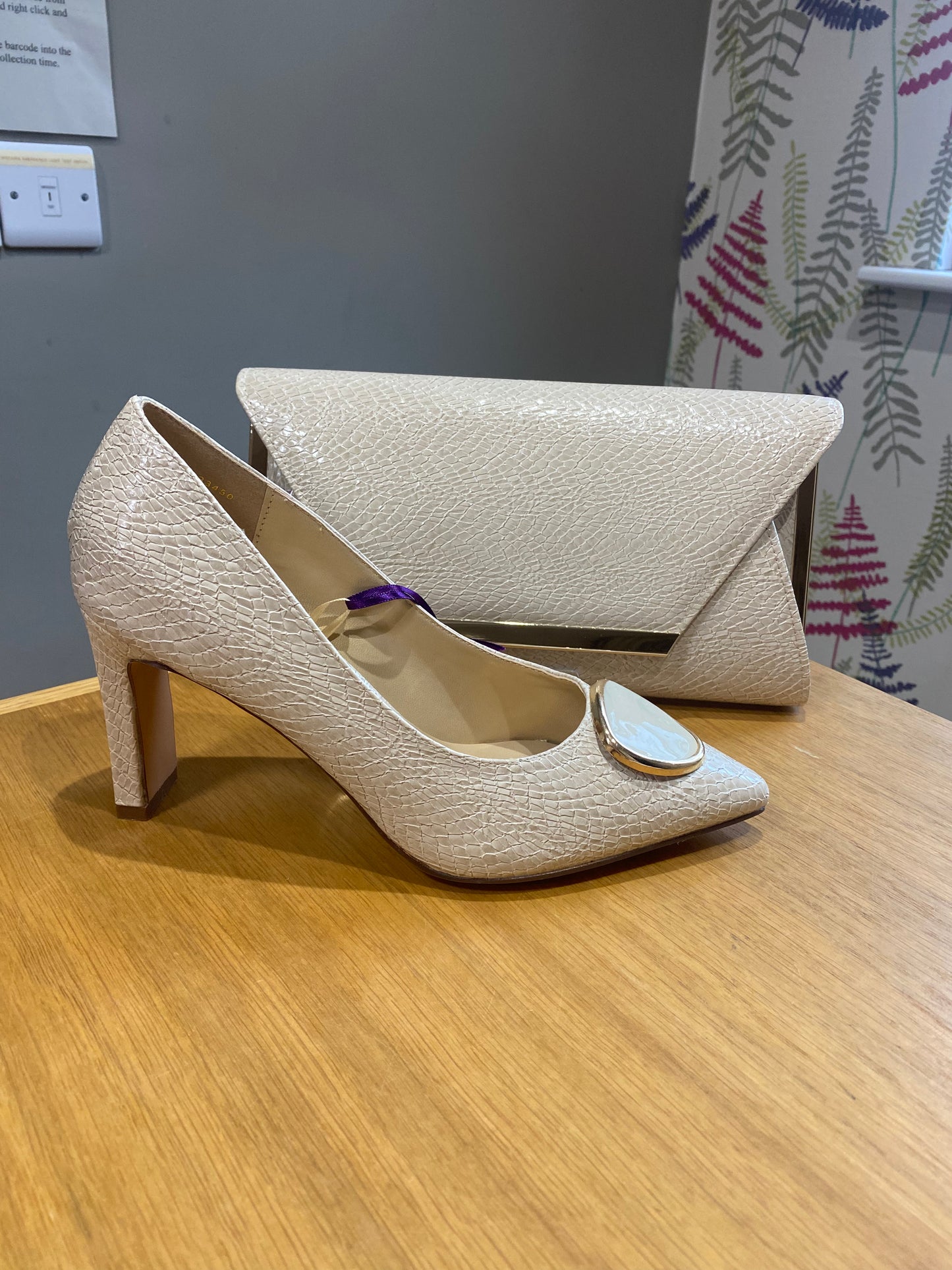 Lotus Martha Natural Print Clutch Bag