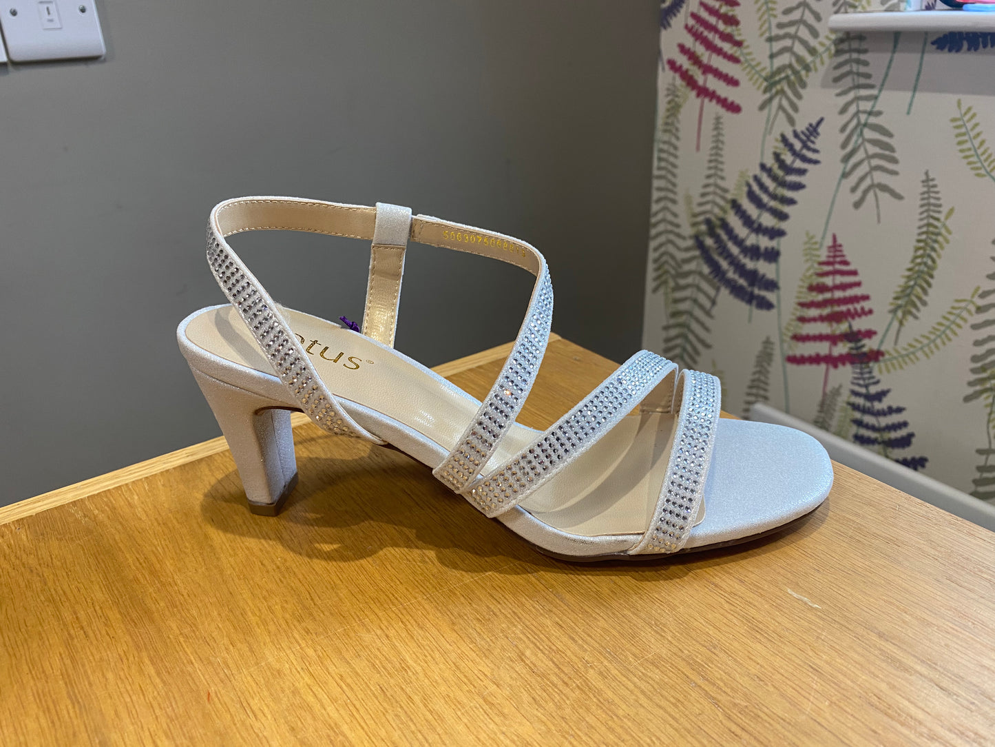 Lotus Bernadette Silver Sandal