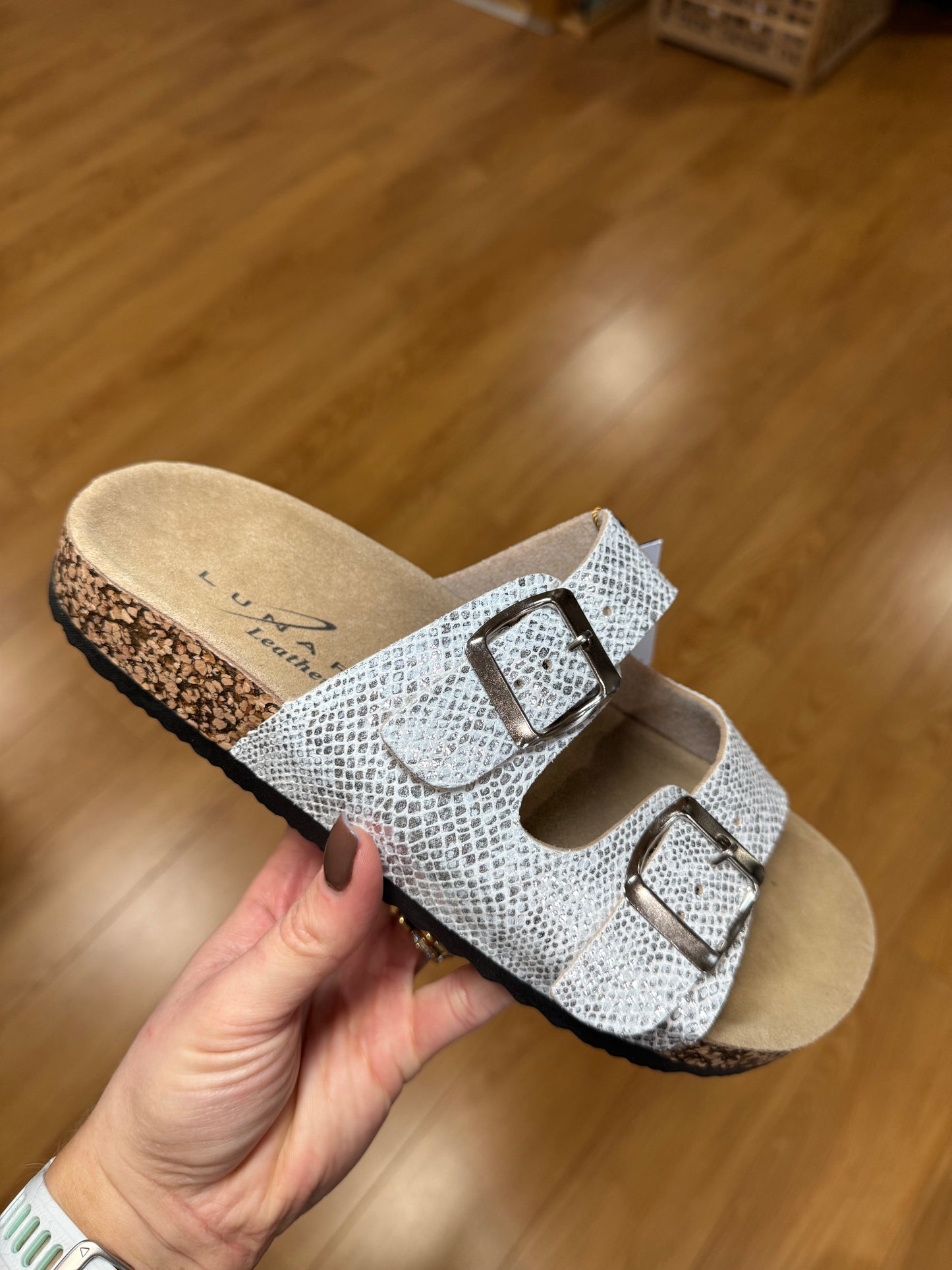 Lunar Mykonos Silver Slider