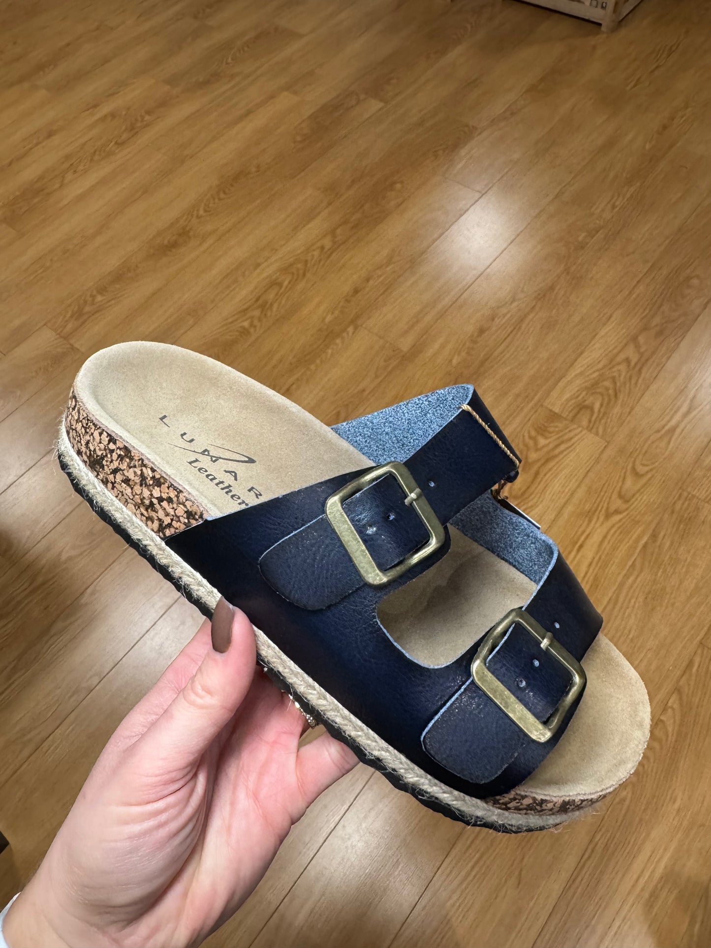 Lunar Belinda Navy Slider