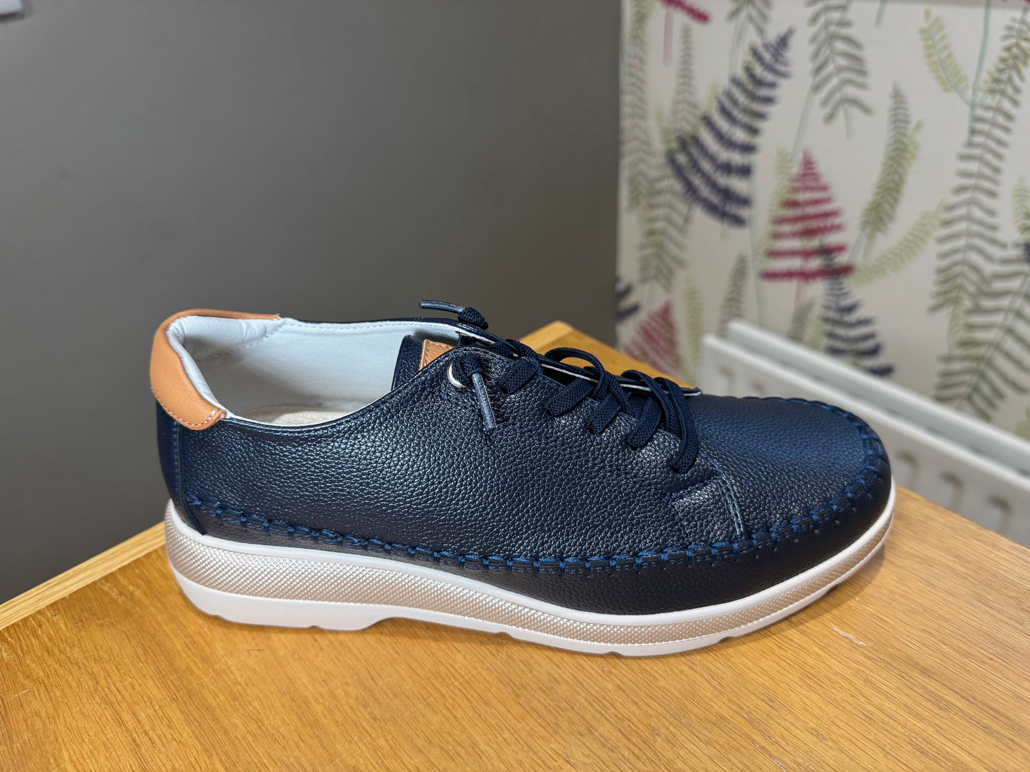 OMG Gastun Navy Elasticated Slip On