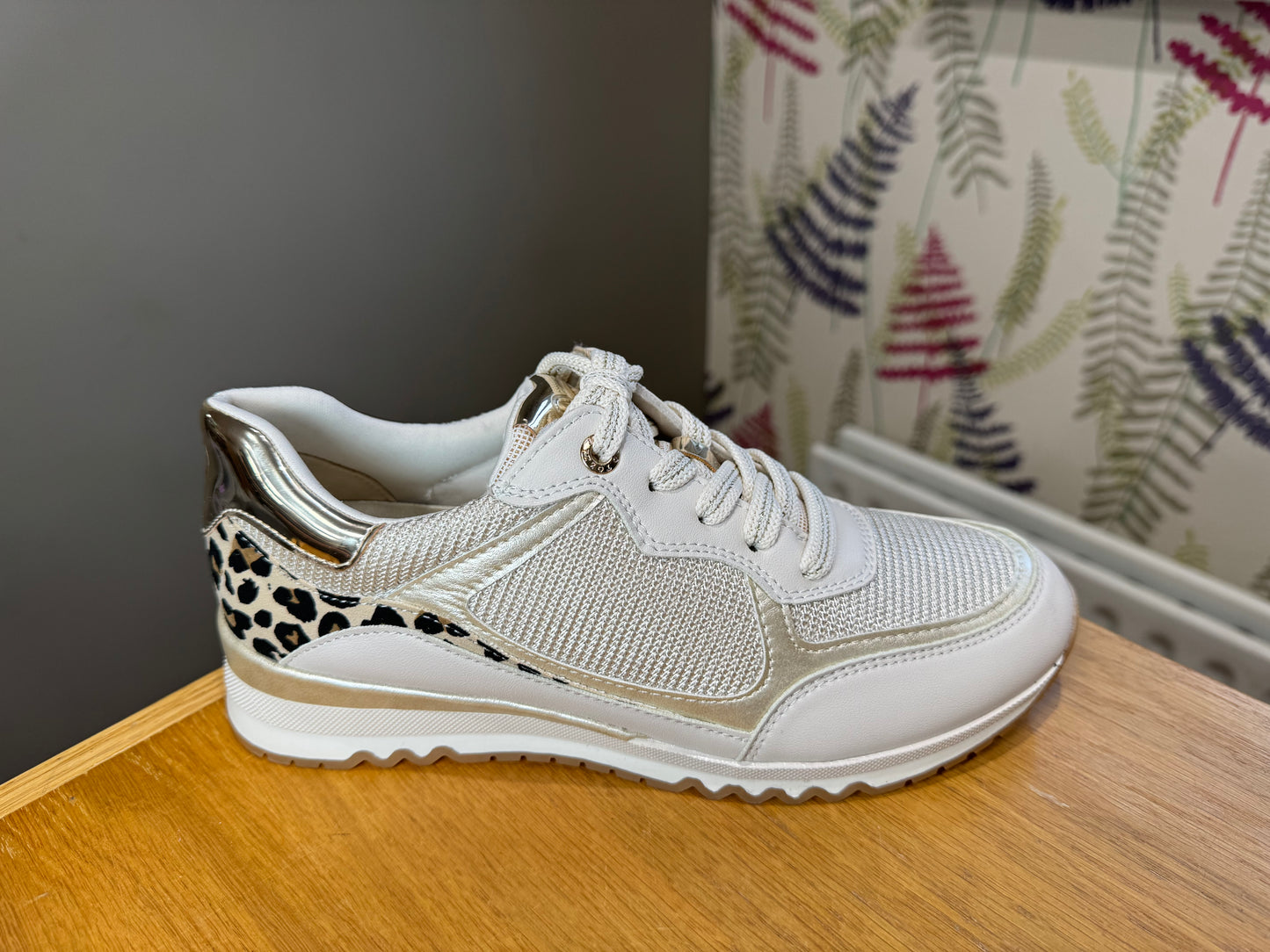 Marco Tozzi Cream/Leopard Trainer