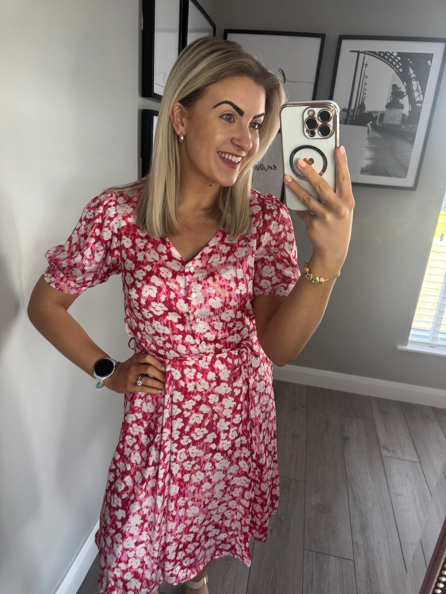 Rant & Rave Gemma Pink Dress