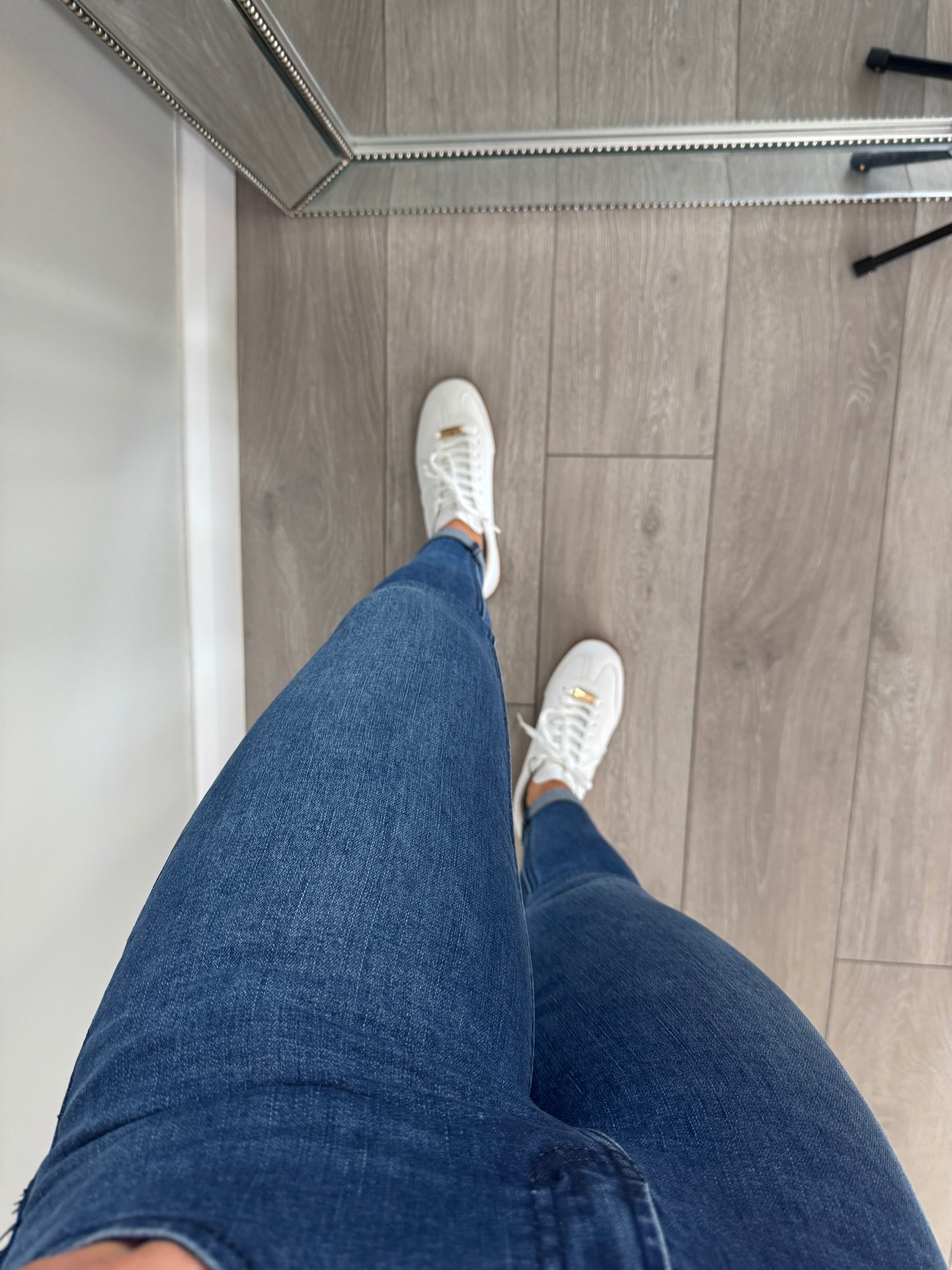 Rant & Rave Maggie Mid Blue Skinny Jean