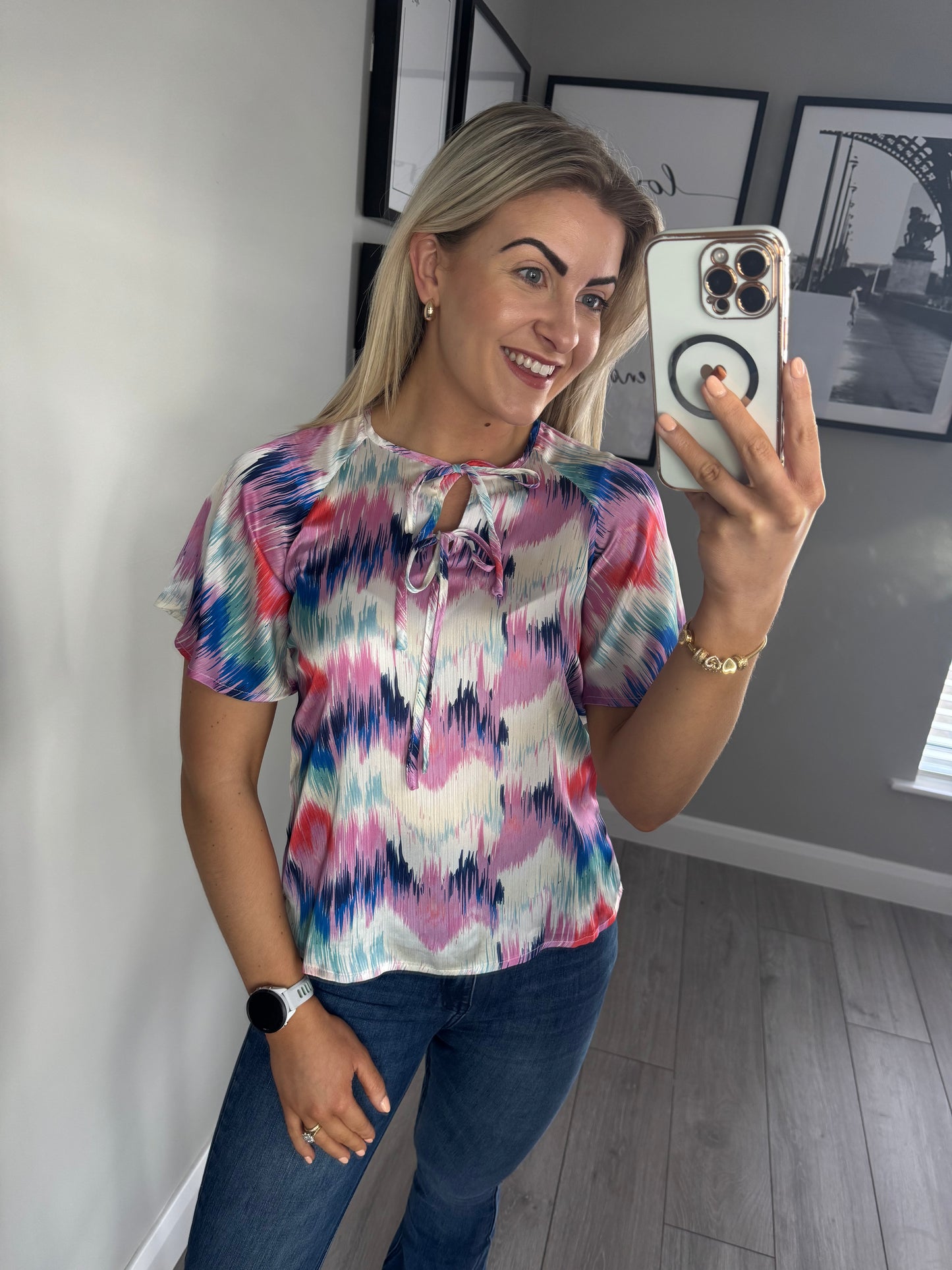 Rant & Rave Janelle Pink Top