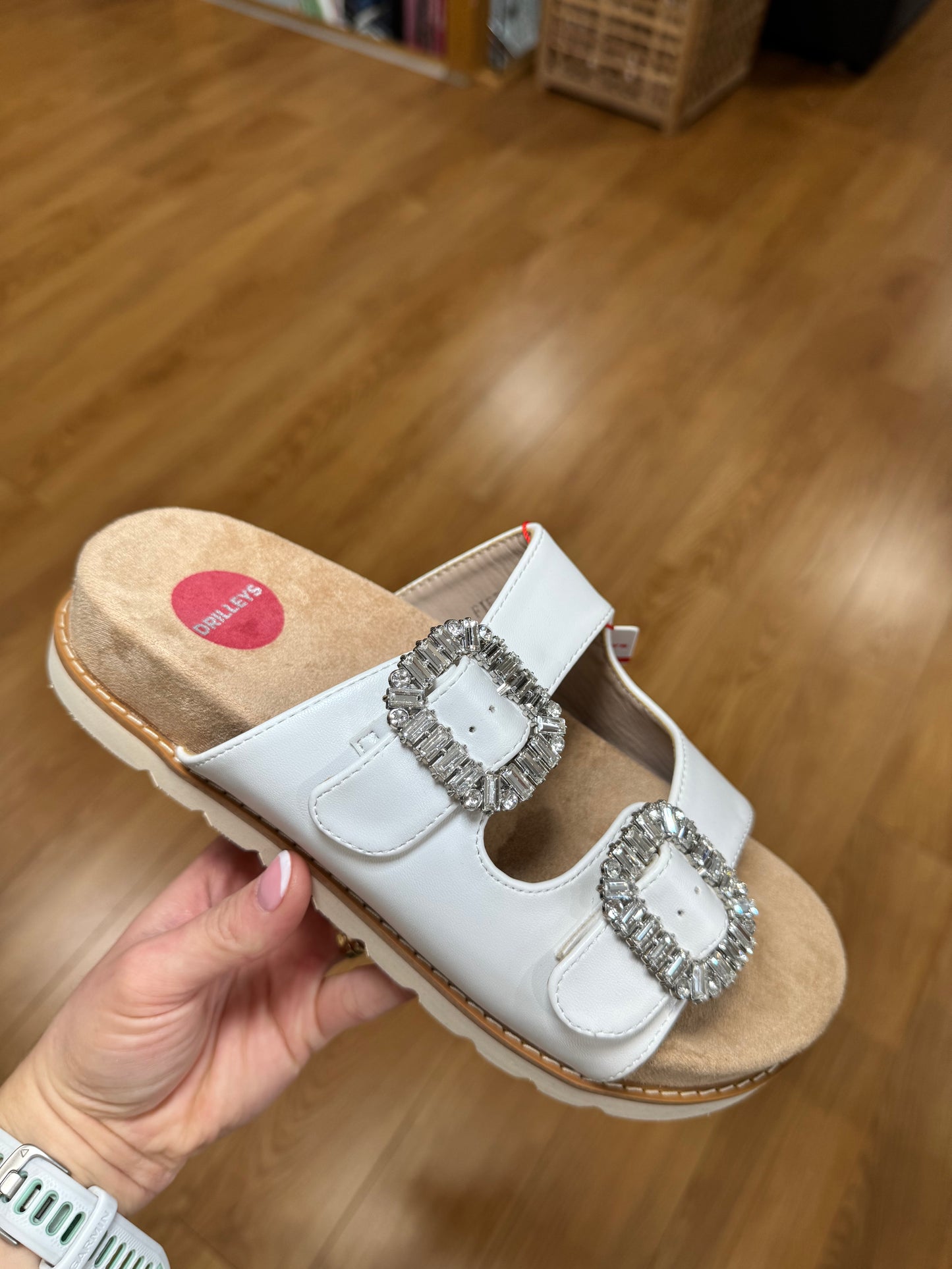 Drilleys Fifty One White Sandal