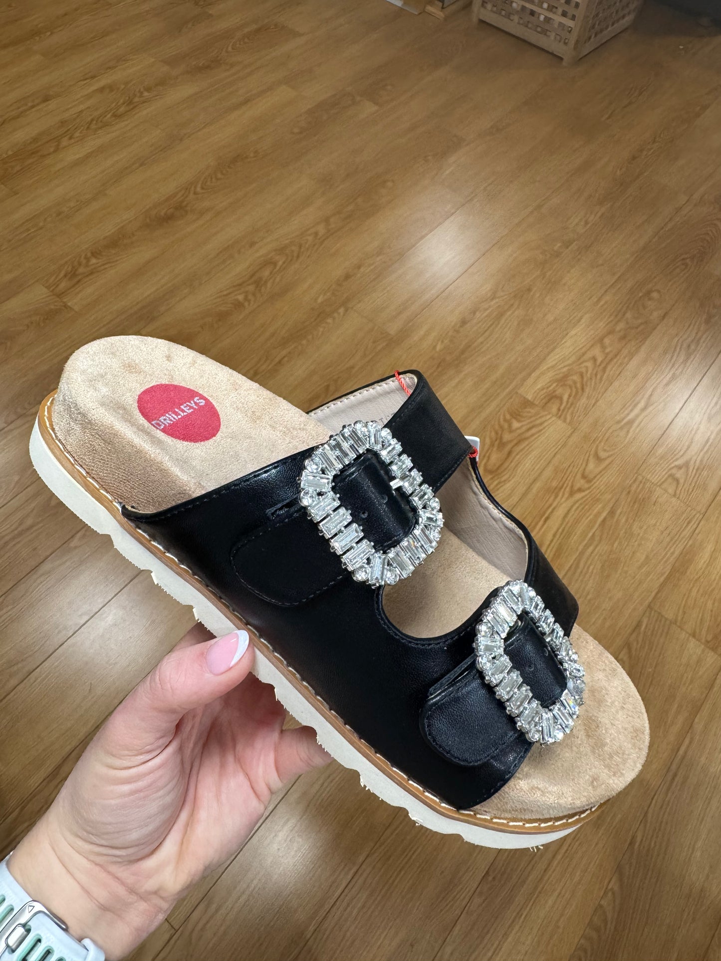Drilleys Fifty One Black Sandal