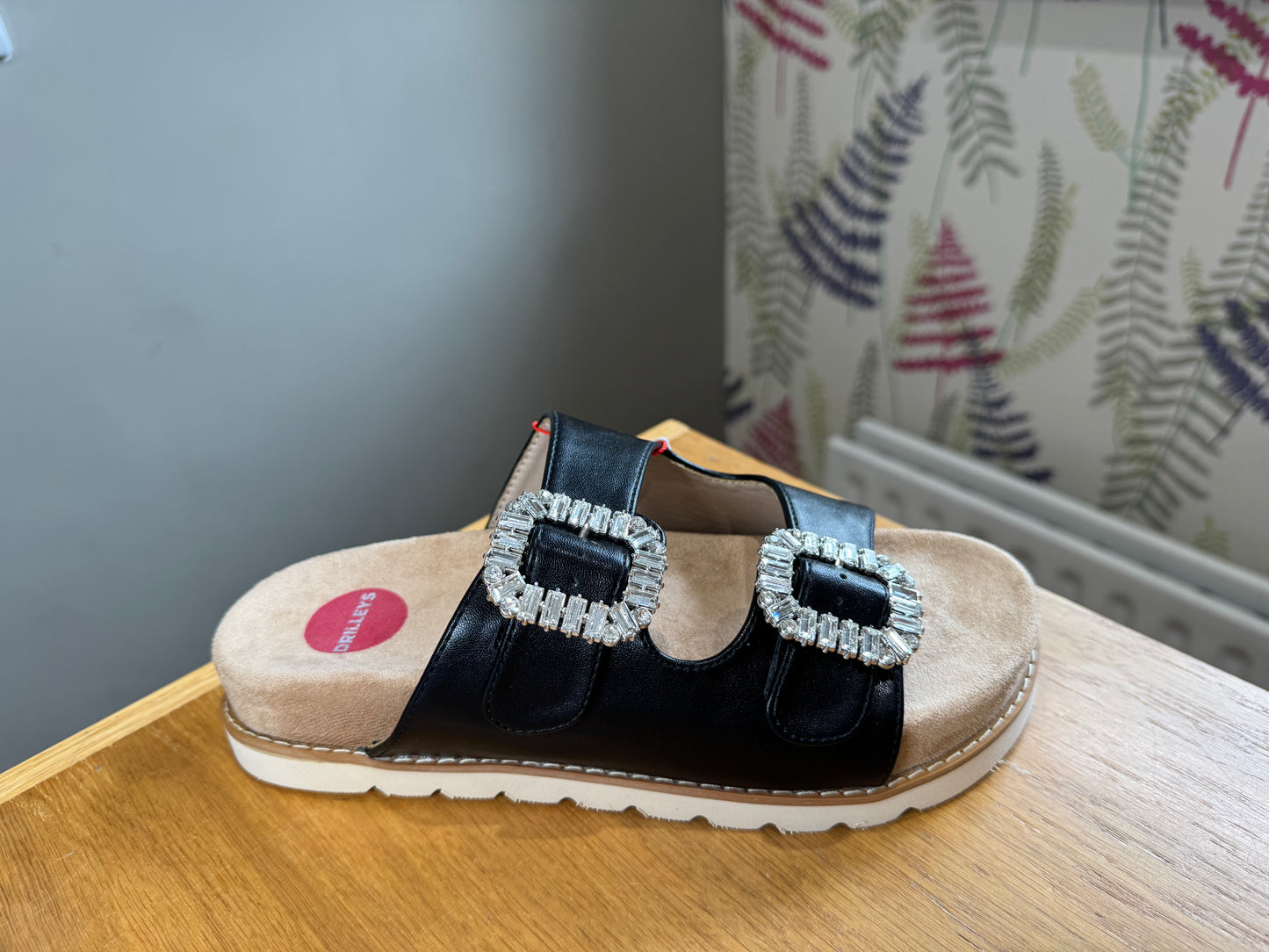 Drilleys Fifty One Black Sandal