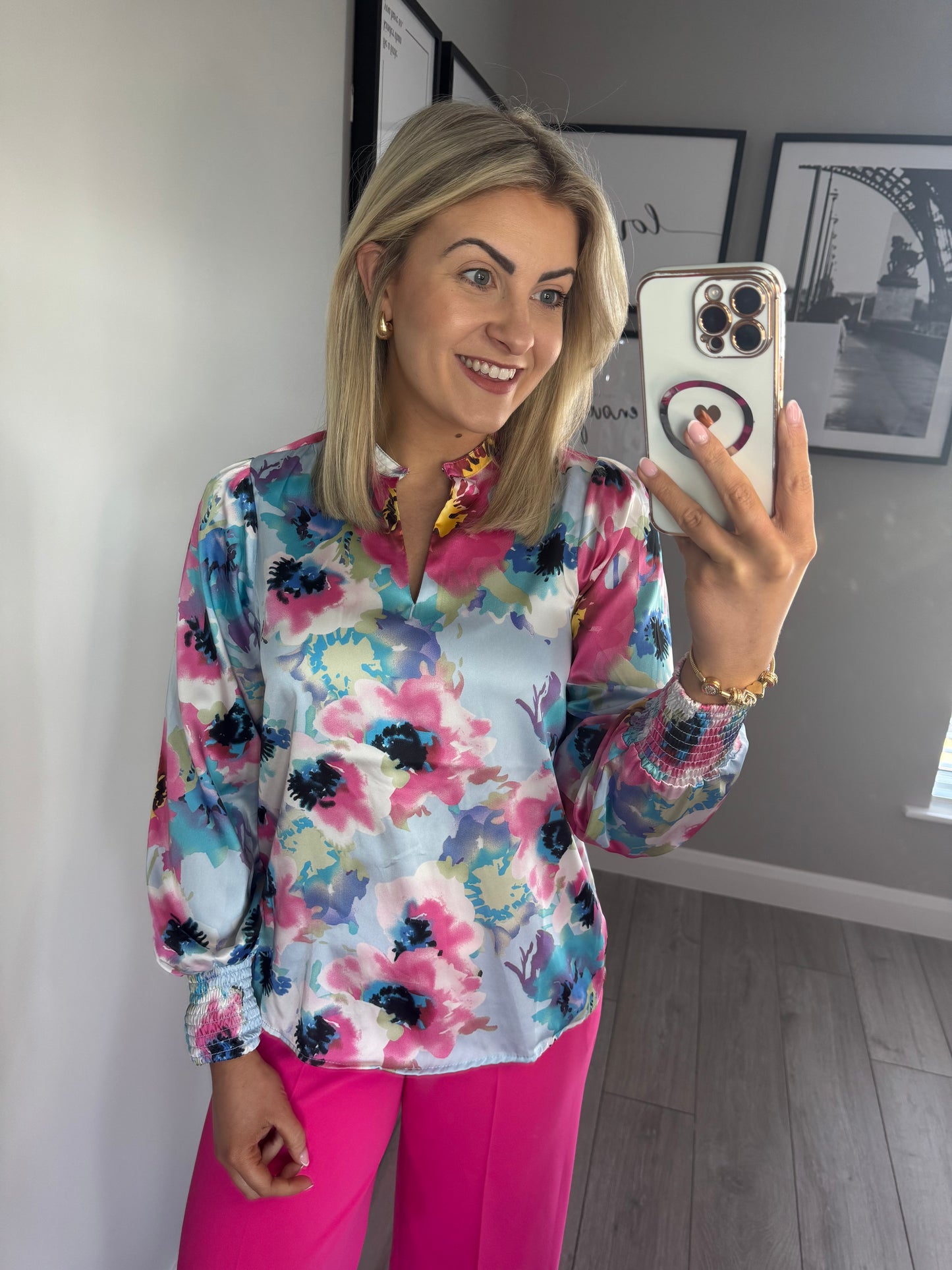 Rant & Rave Sloan Blue Blouse