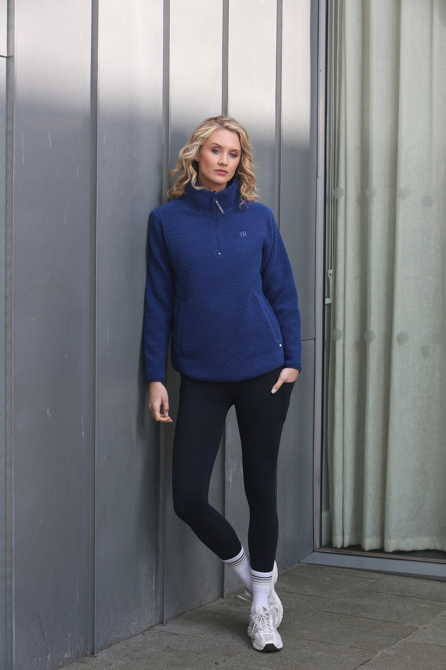 Relax & Renew Julia Blue Half Zip Fleece