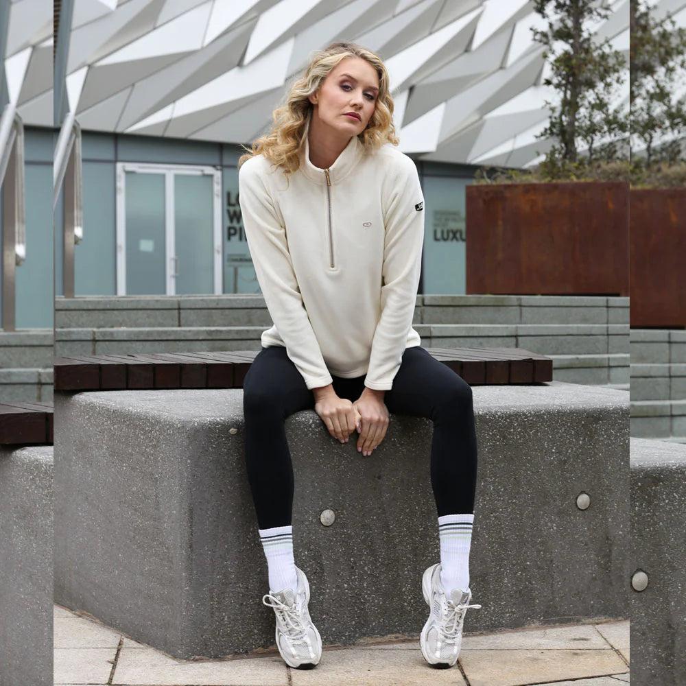 Relax & Renew Steph Cream Half Zip