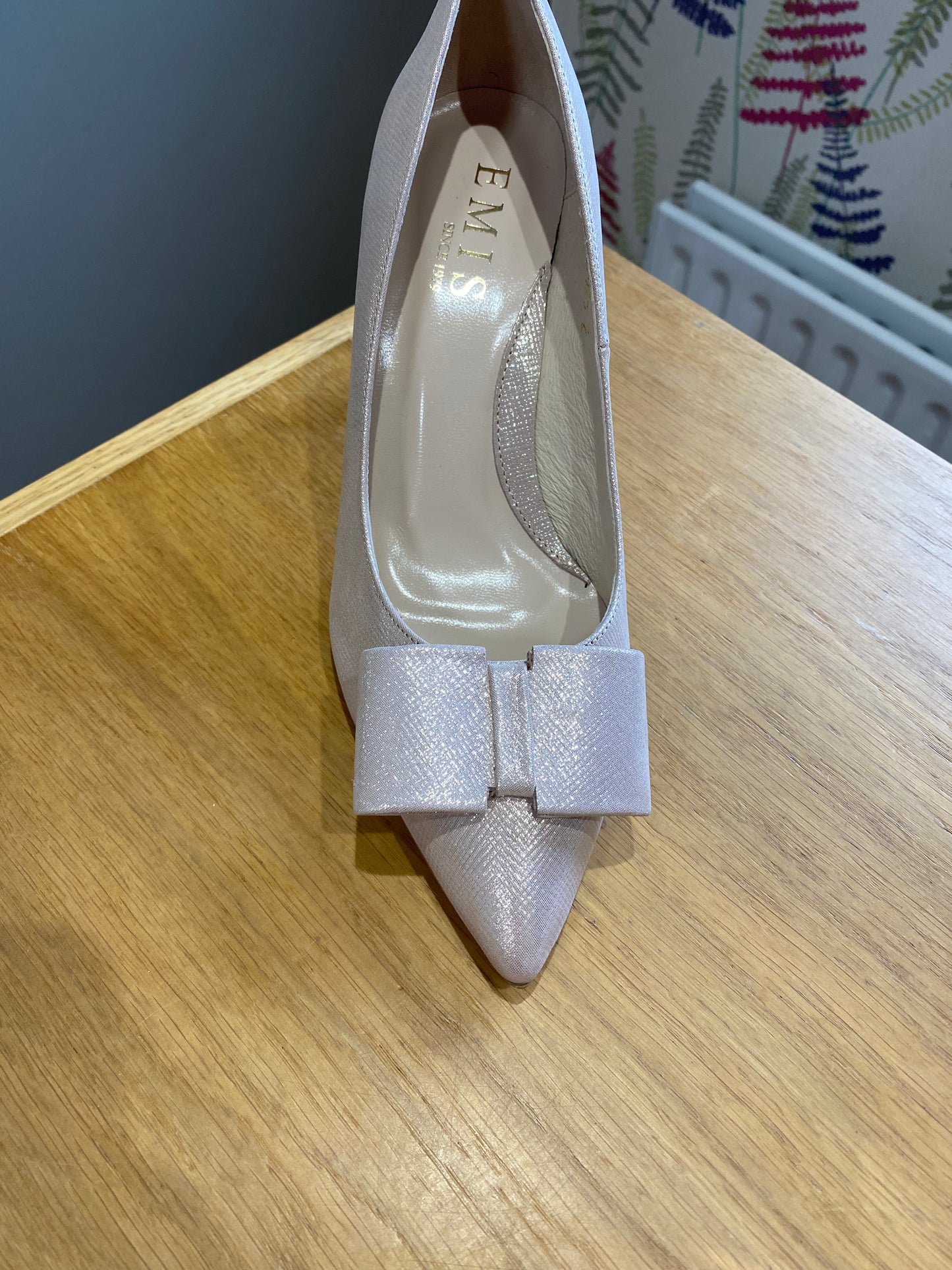 Emis Nude Bow Shoe