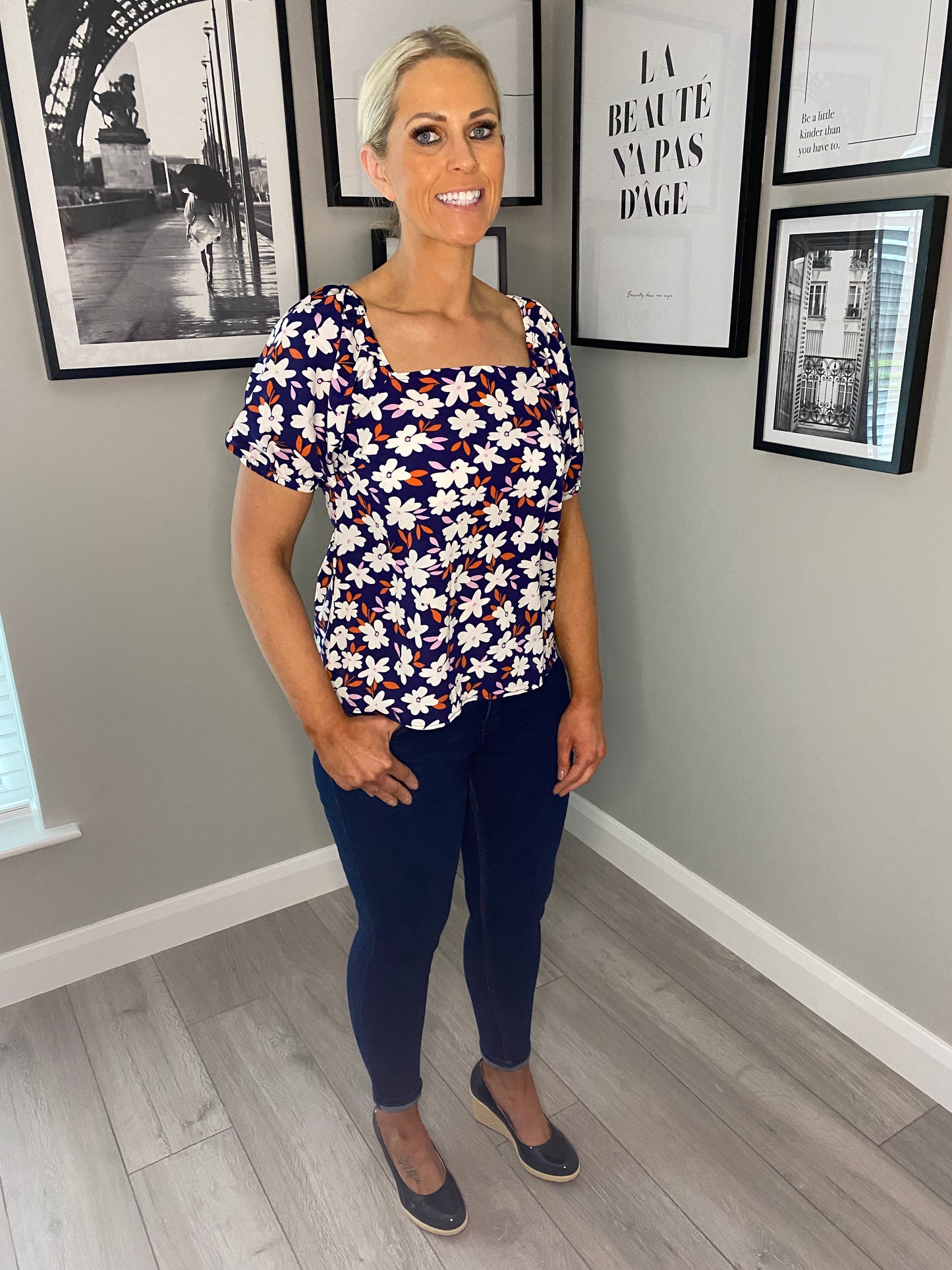 Rant & Rave Harley Navy Top