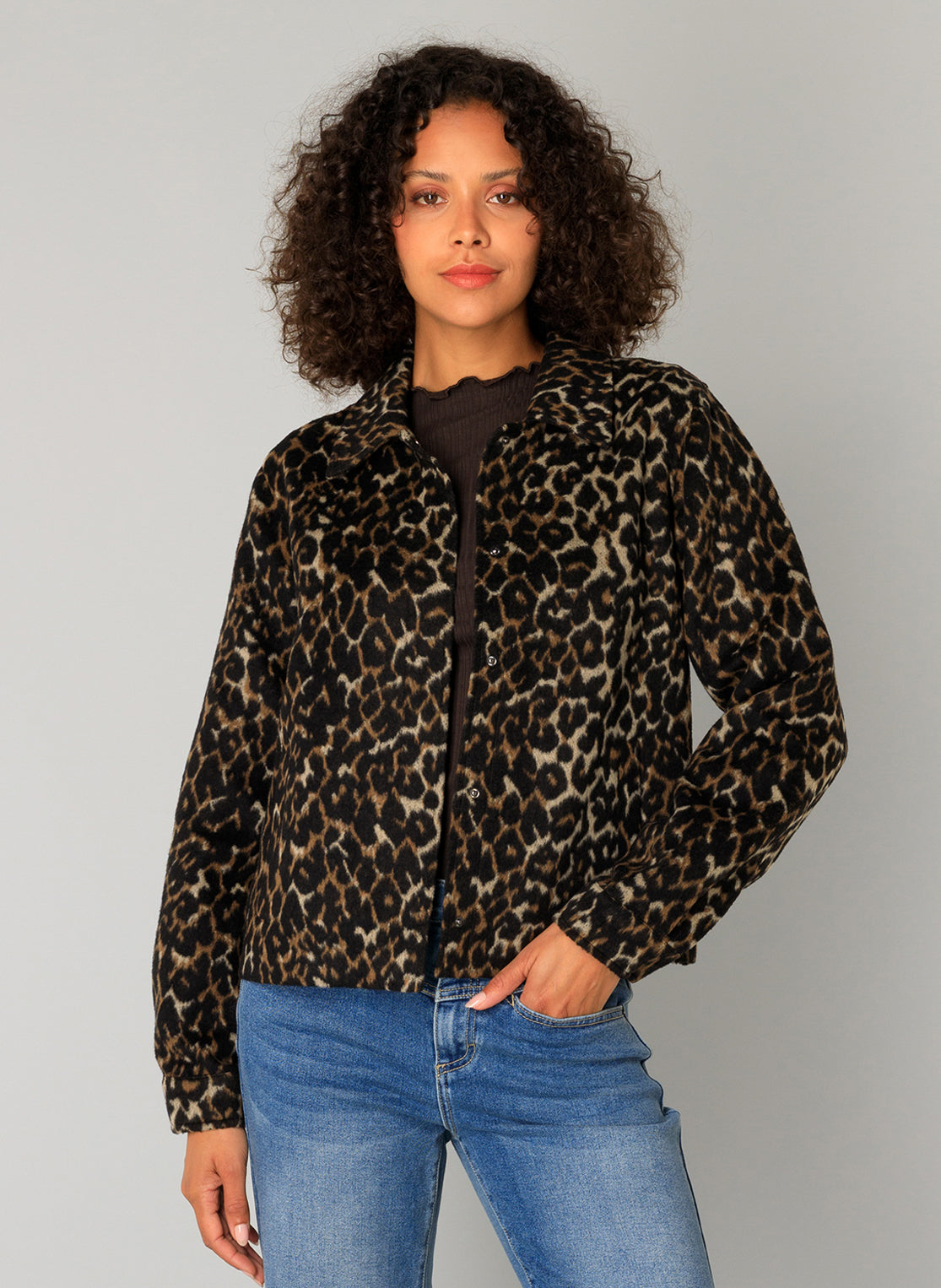 Yest Multi Leopard Jacket