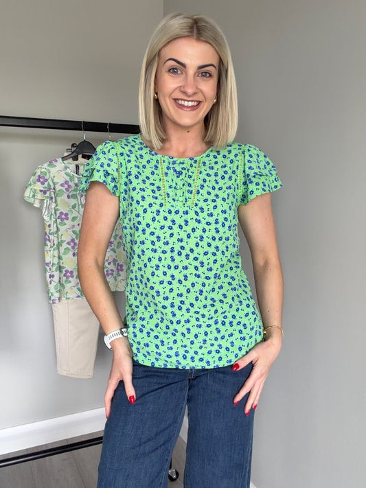 Rant & Rave Elna Green Top