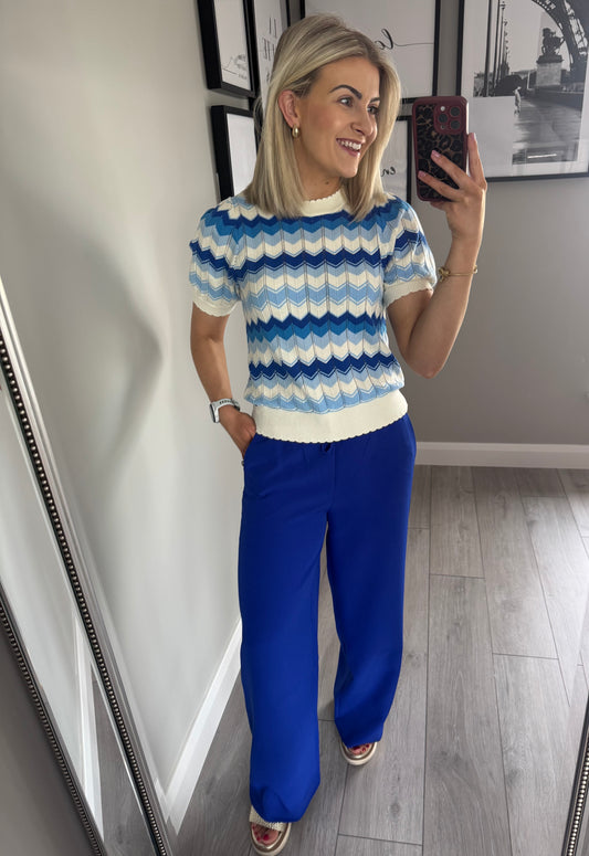 Rant & Rave Josie Cobalt Trousers