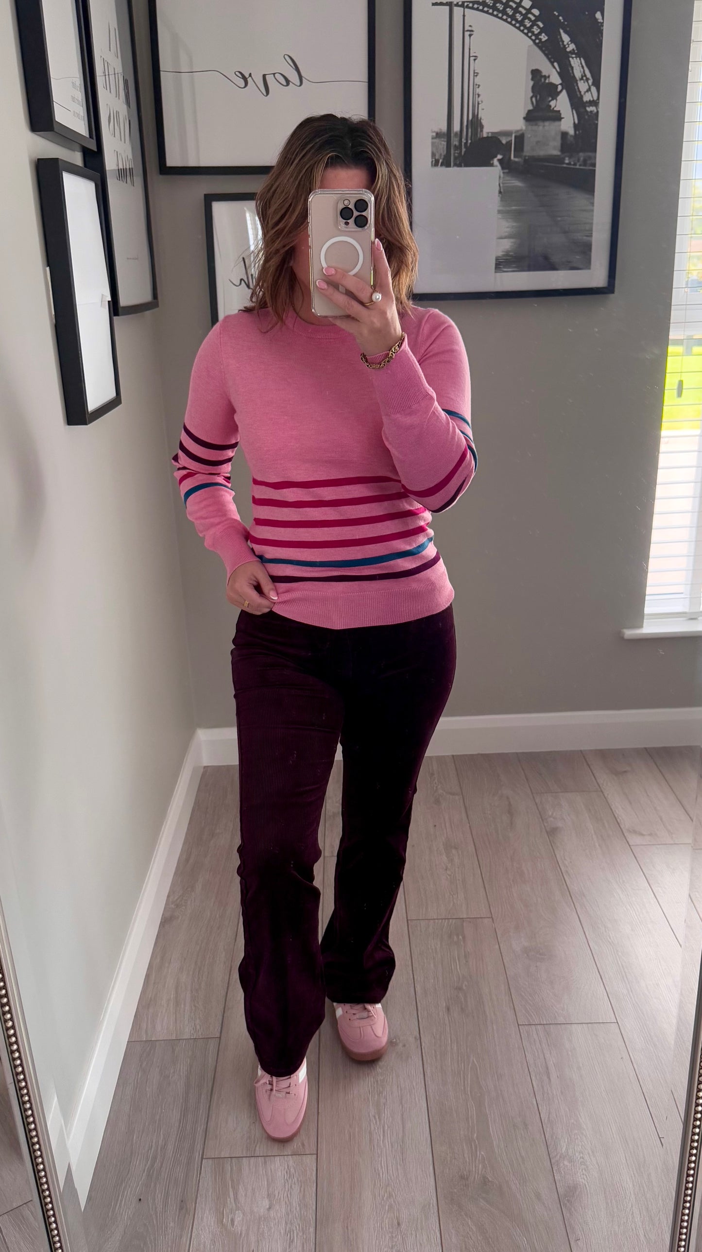 Rant & Rave Edelle Plum Bootcut Cord