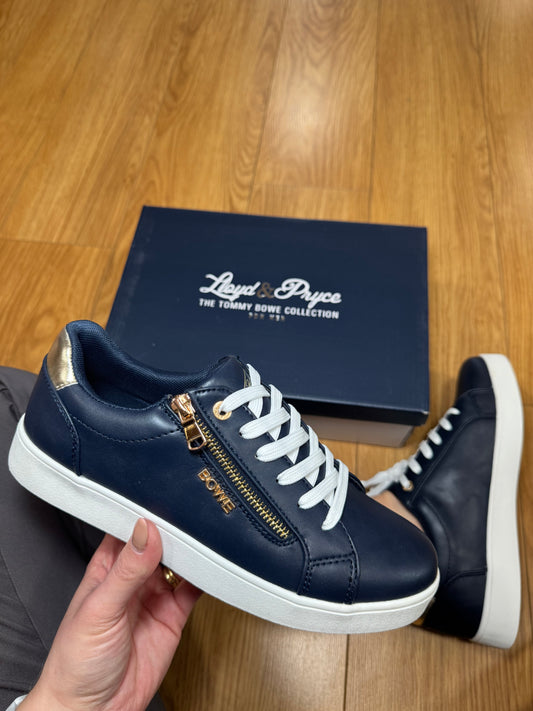 Tommy Bowe for Her Flucher Navy Trainer