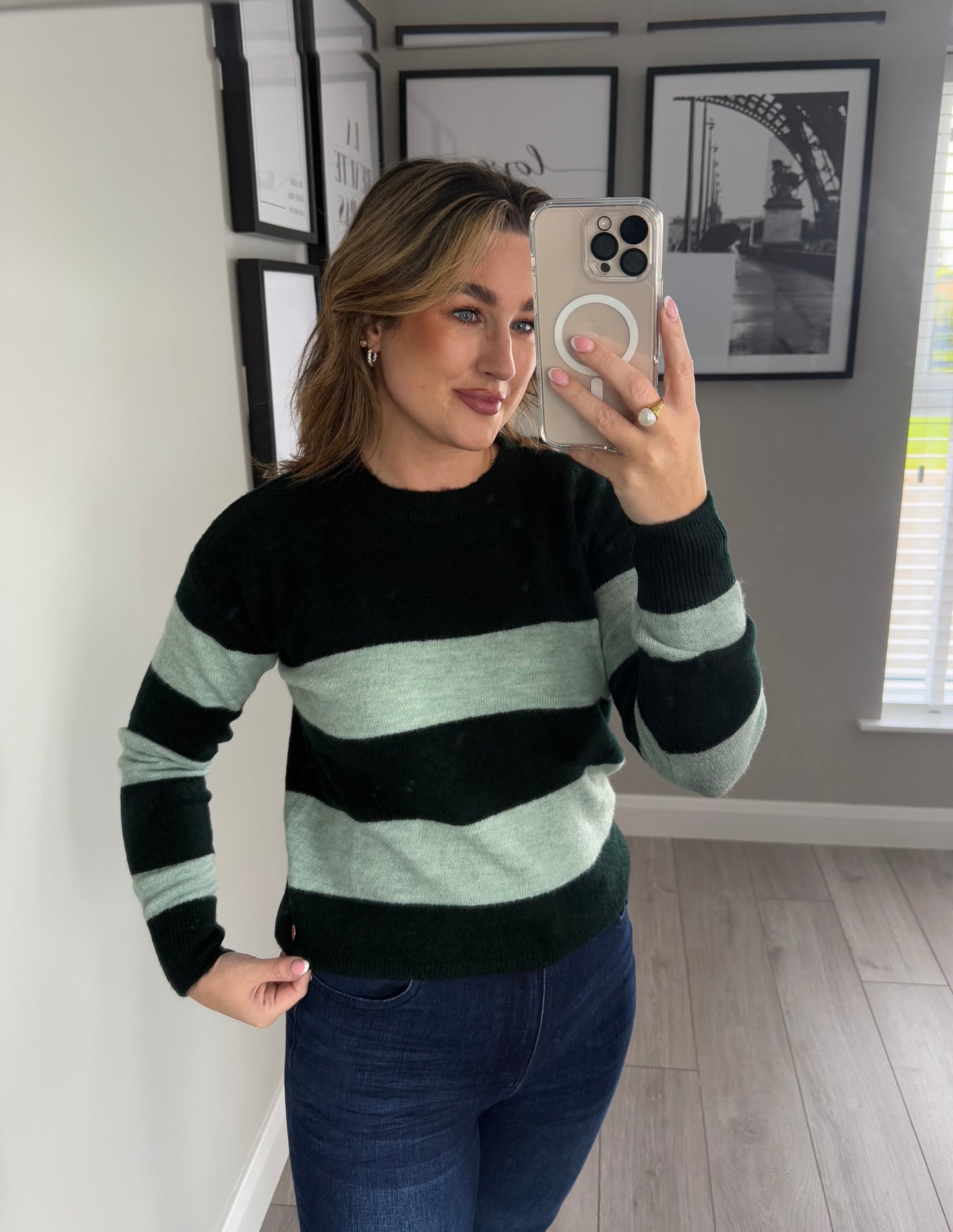 Rant & Rave Josie Teal Jumper