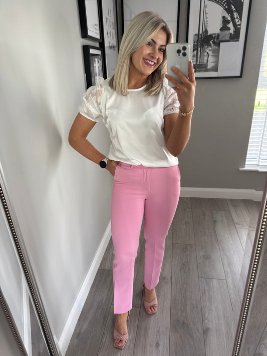 Rant & Rave Sabine Pink Trouser