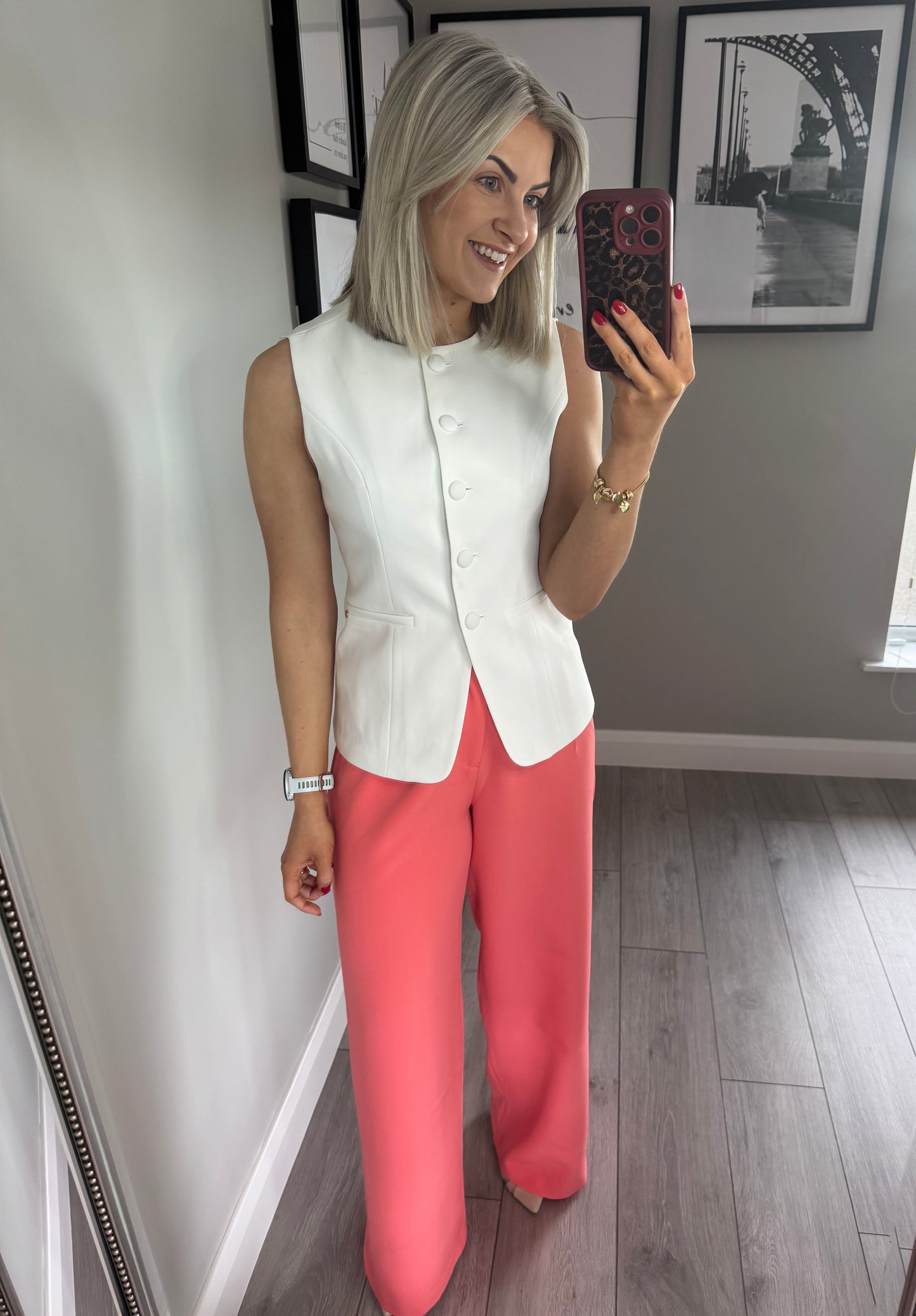 Rant & Rave Lilth Coral Trouser