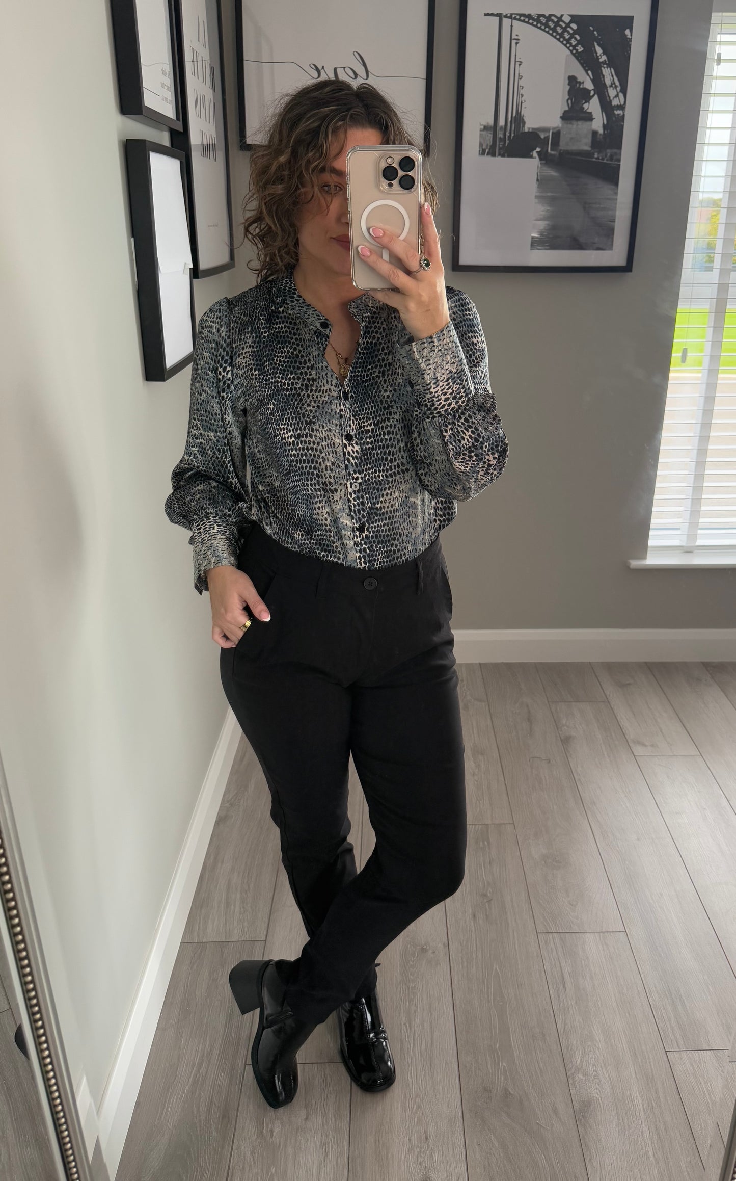 Freequent Black Cigarette Trouser