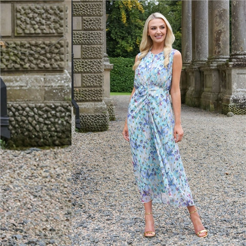 Rant & Rave Bena Blue Dress