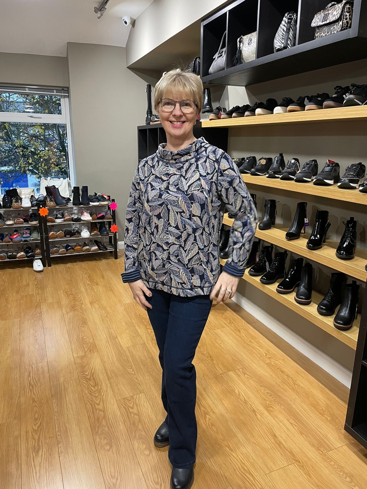 Adini Bhavi Reversible Autumn Leaf Top