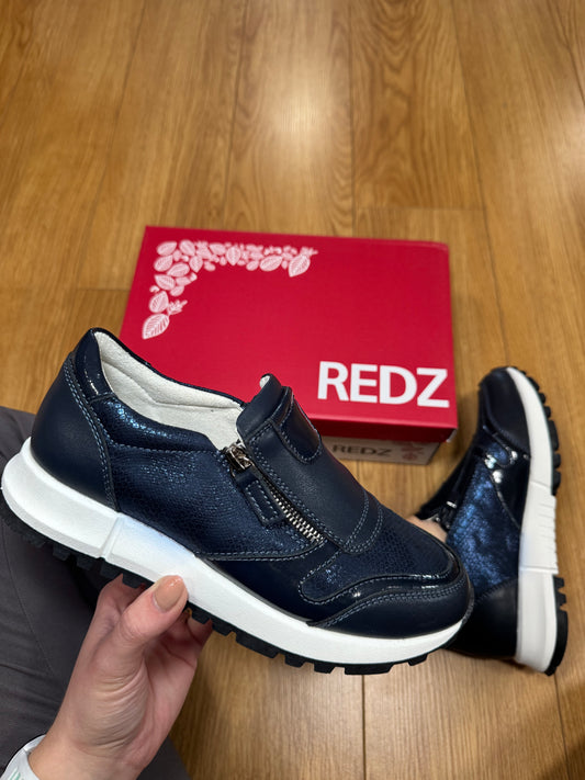 Redz Navy Zip Trainer