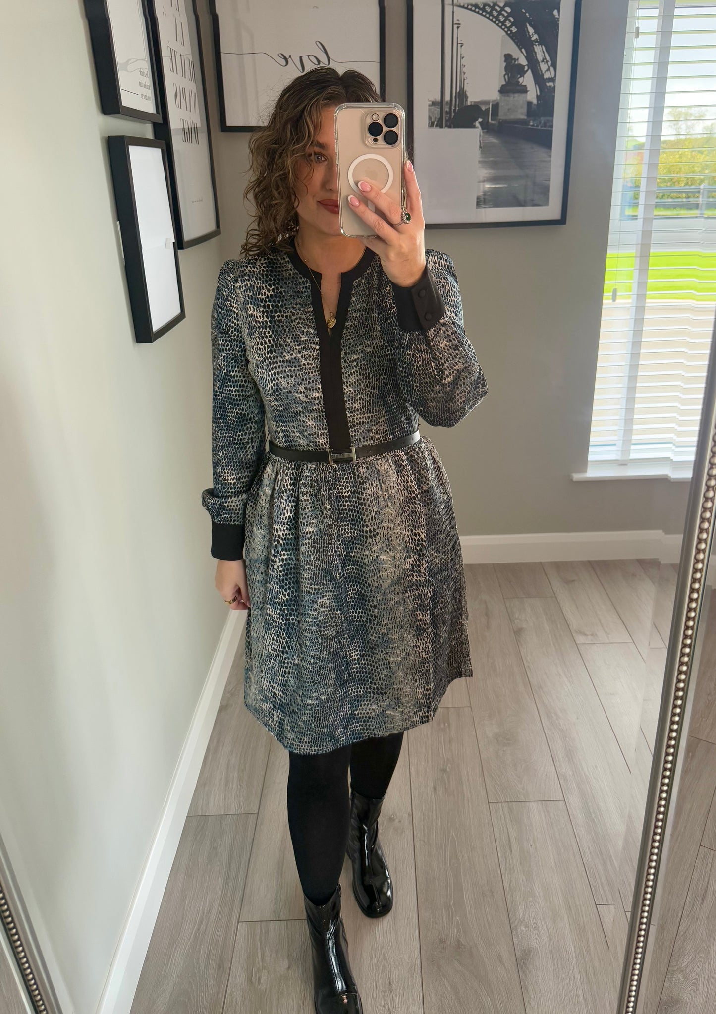 Rant & Rave Rosalynn Blue Dress