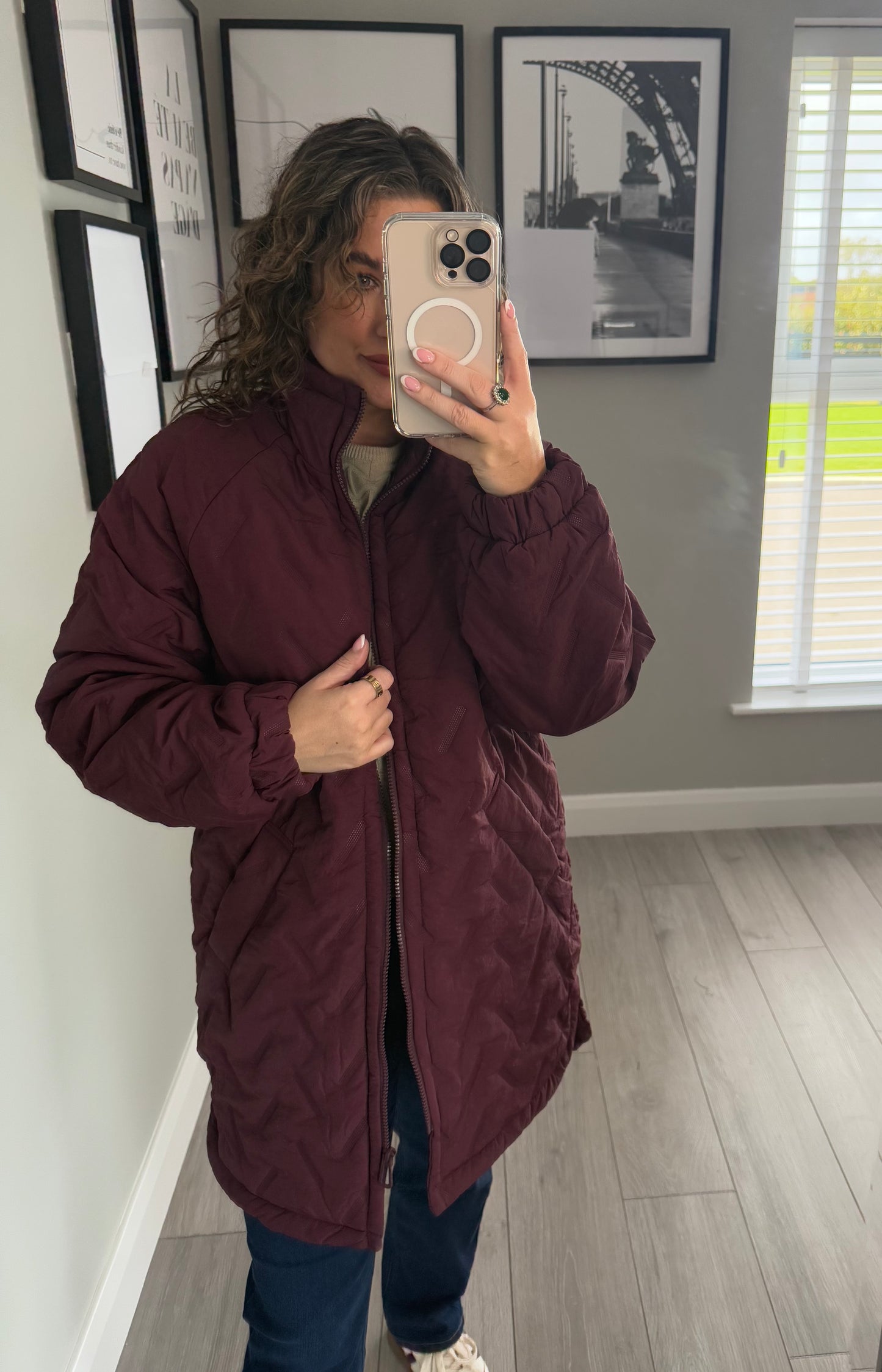 Freequent Burgundy Coat