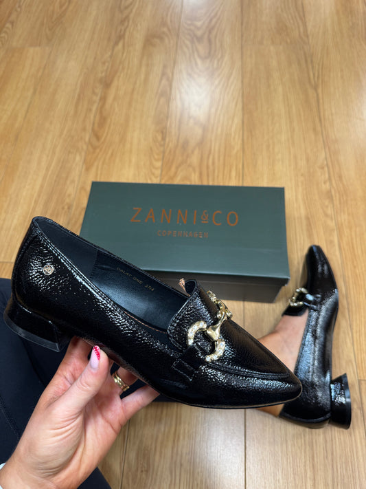 Zanni Dalat Black Patent Loafer