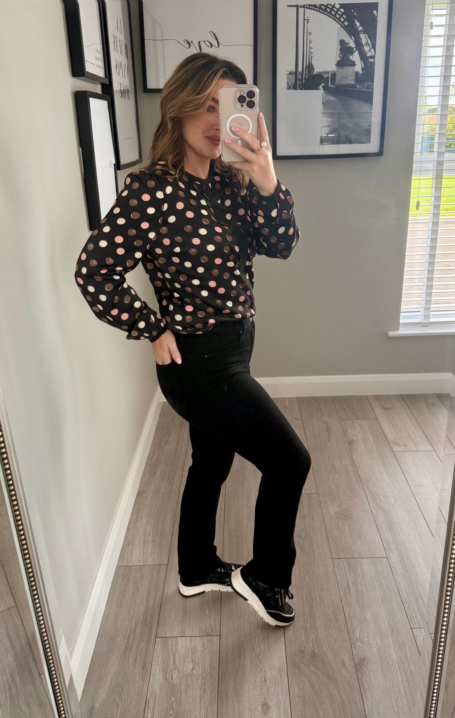 Rant & Rave Madge Black Straight Leg Jean