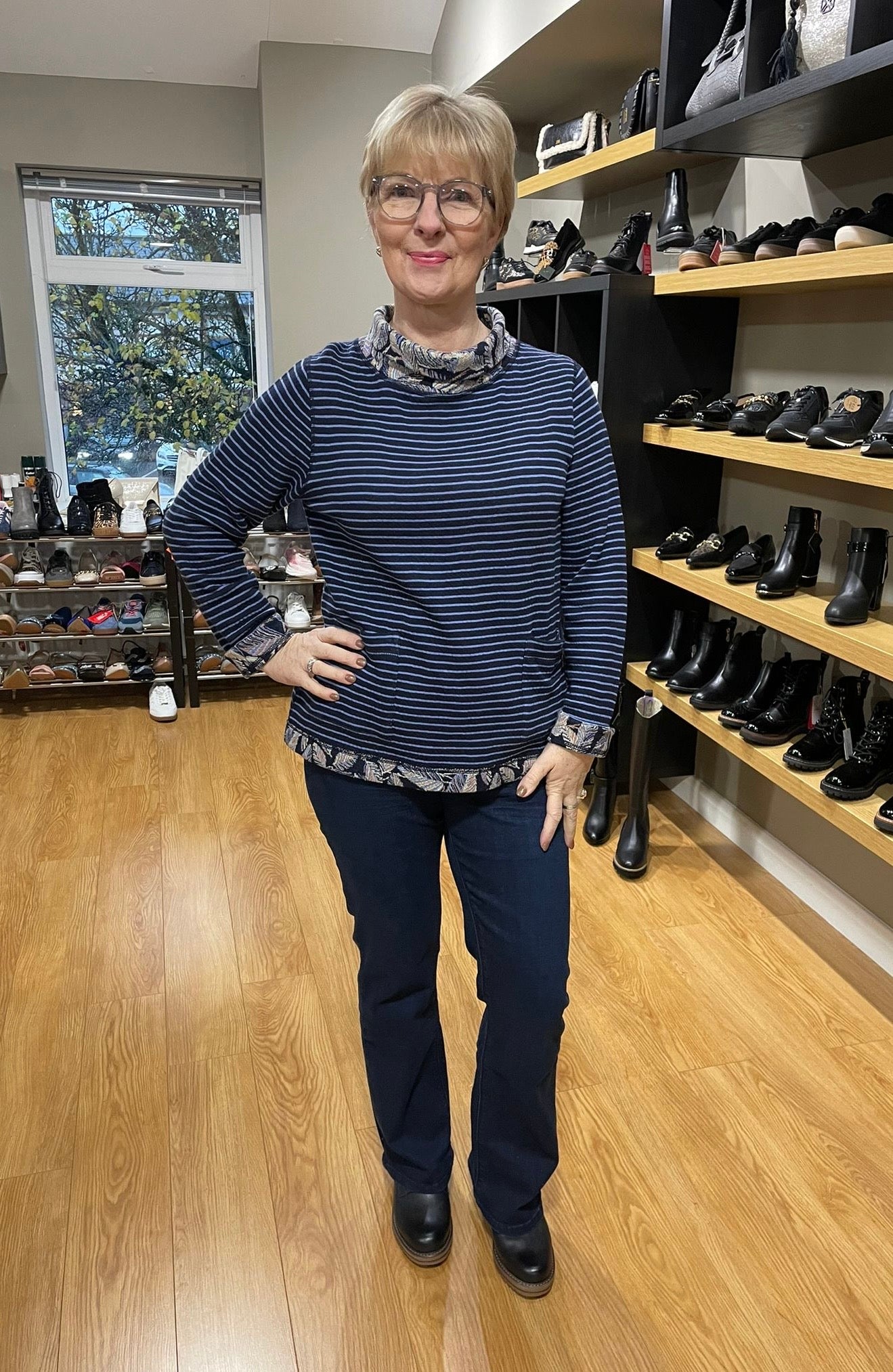 Adini Bhavi Reversible Autumn Leaf Top