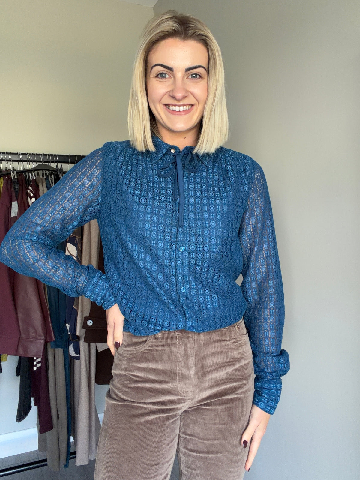 Rant & Rave Vivian Teal Shirt