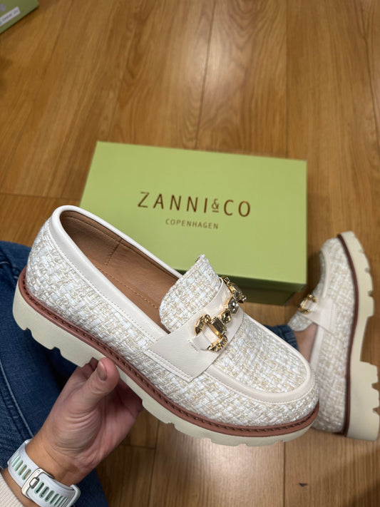 Zanni & Co Cuavan Chiffon Tweed Loafer