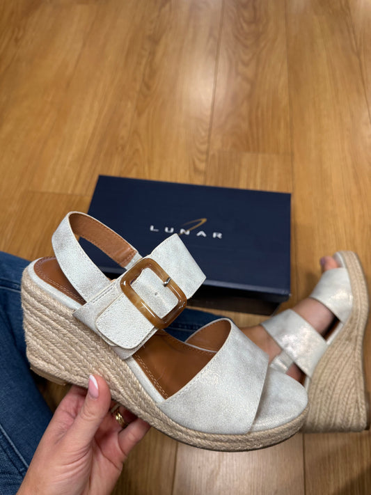 Lunar Rochester Beige Velcro Sandal