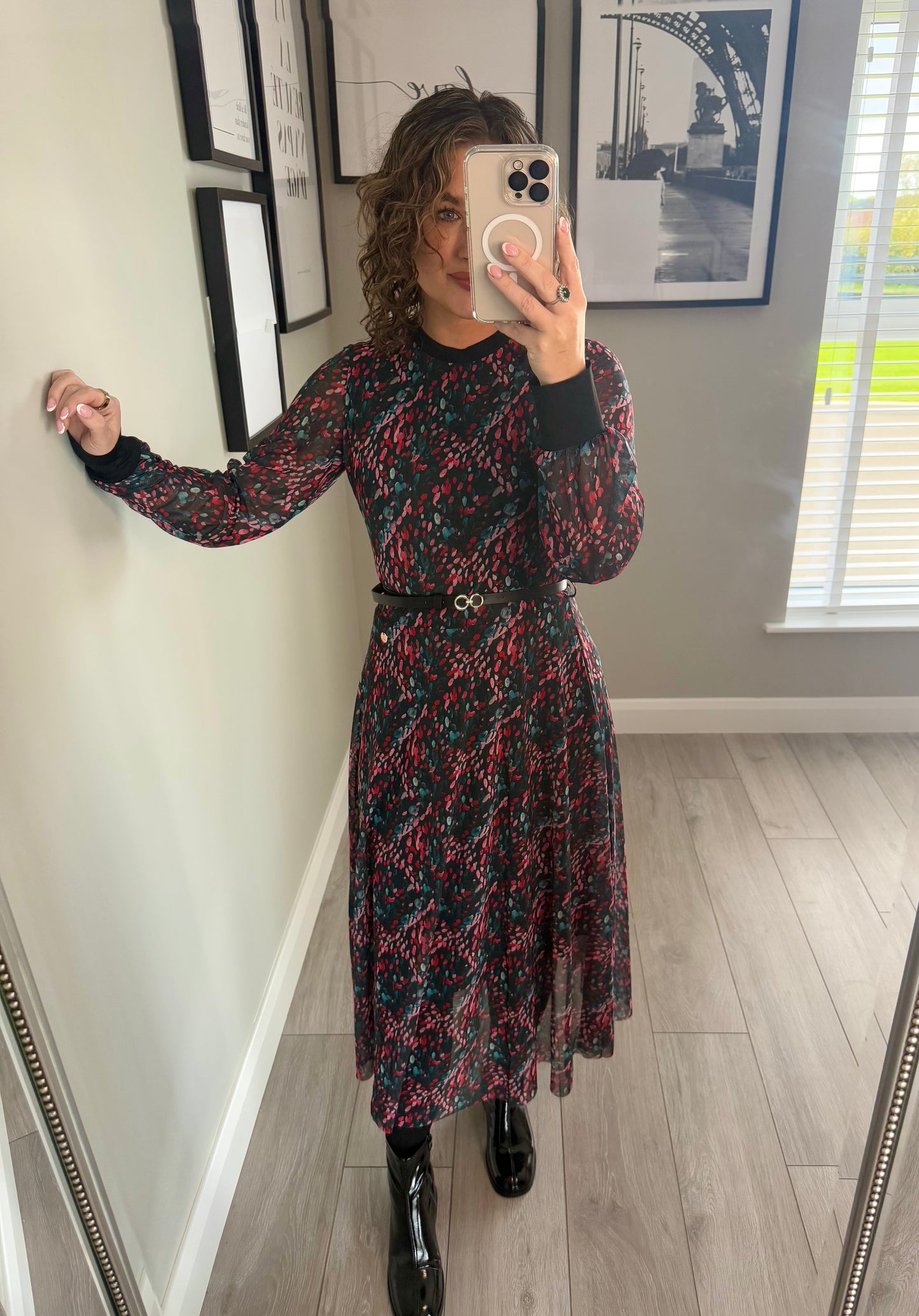 Rant & Rave Gwyneth Teal Dress