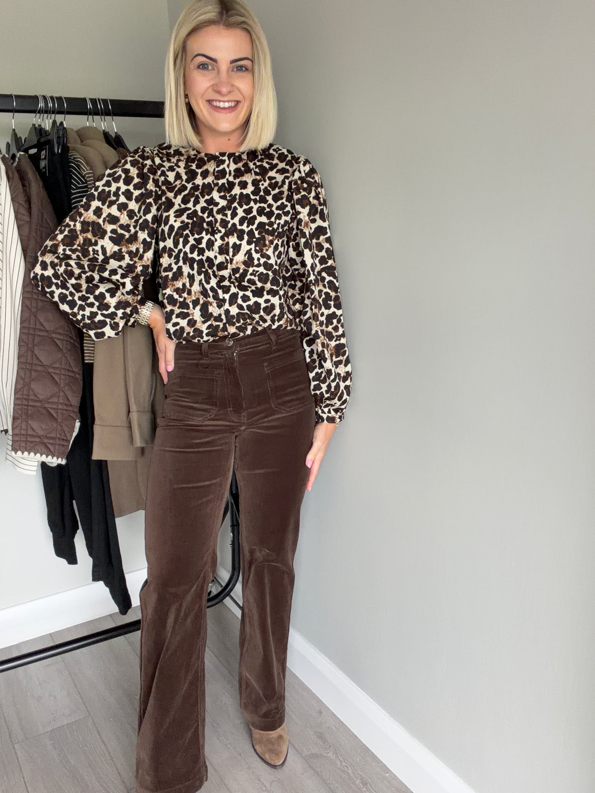 Rant & Rave Naomi Leopard Blouse