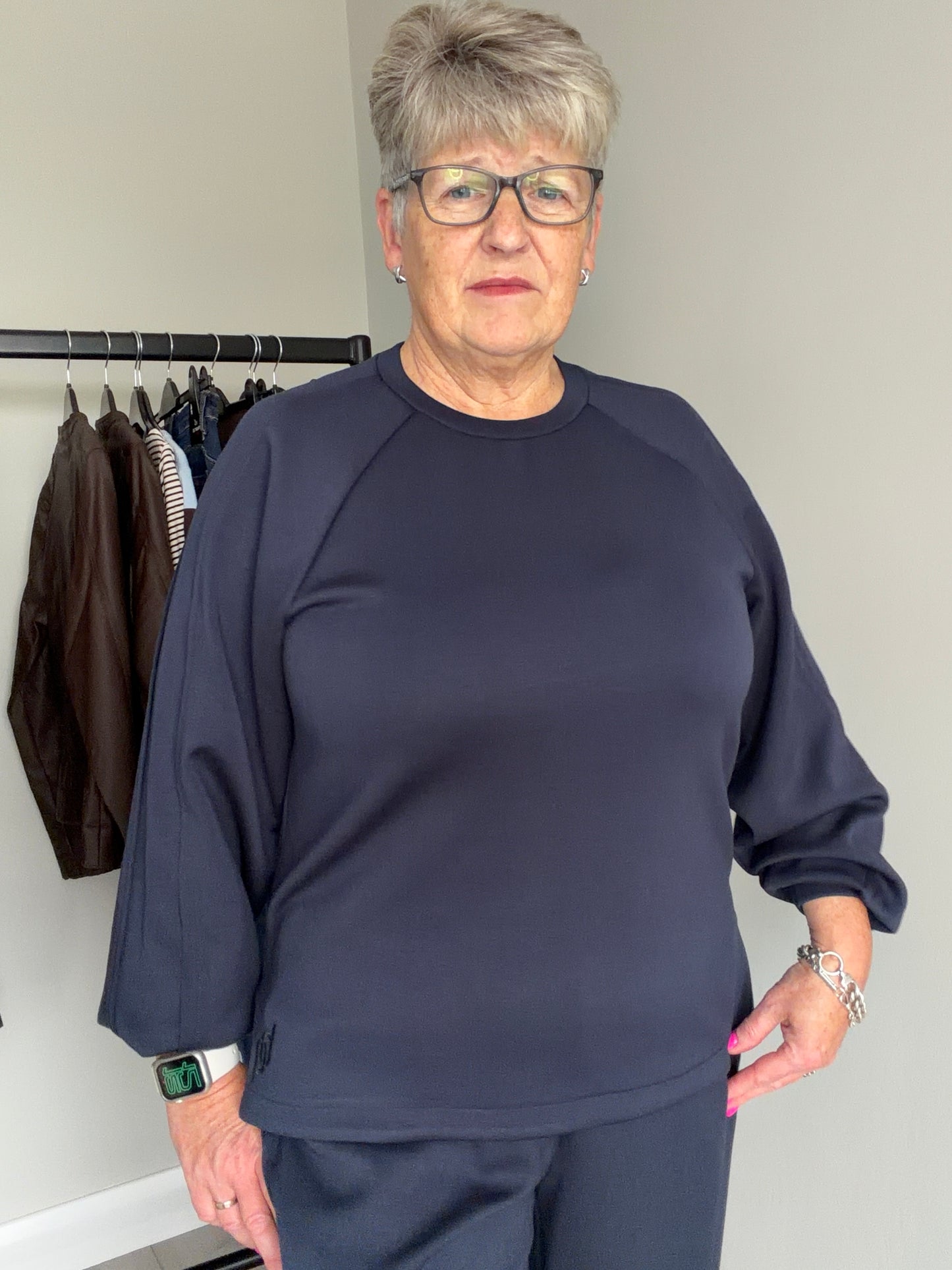 B.Young BYpusti Dark Sapphire Sweatshirt