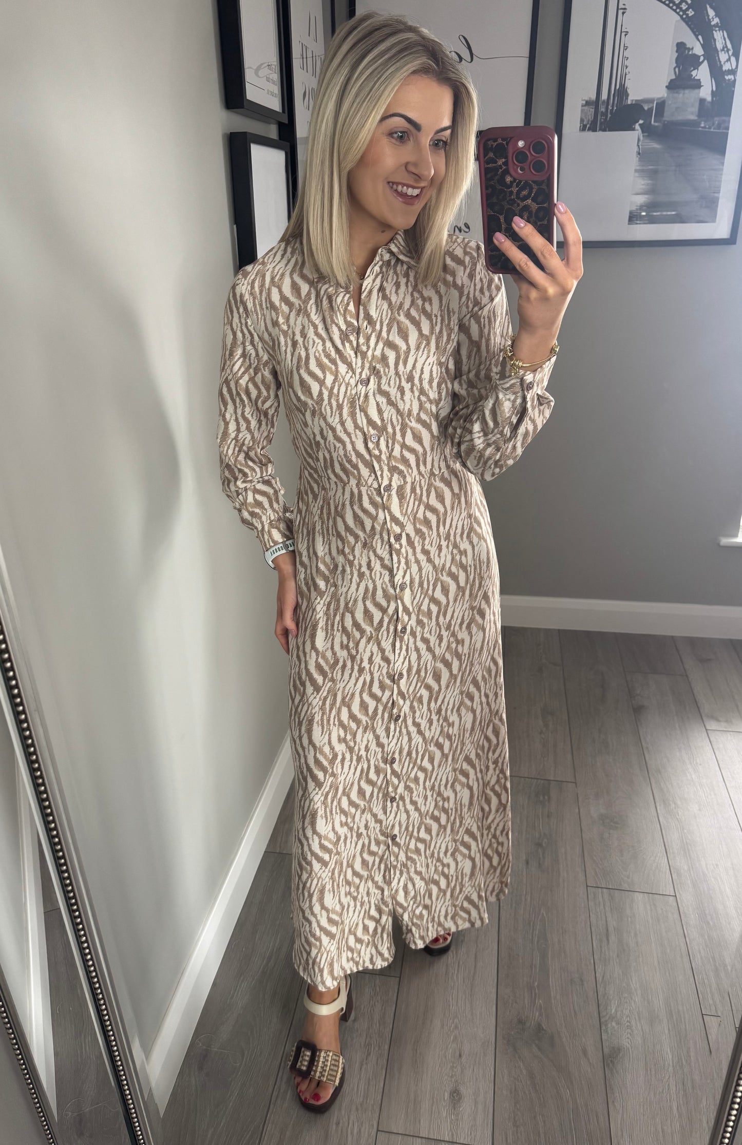 B.Young BYikaia Birch Shirt Dress