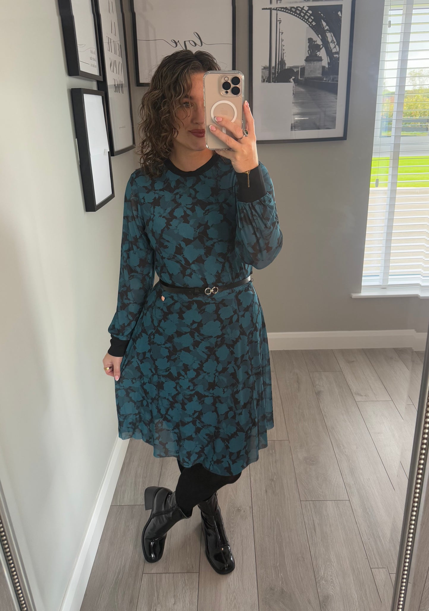 Rant & Rave Genie Teal Dress
