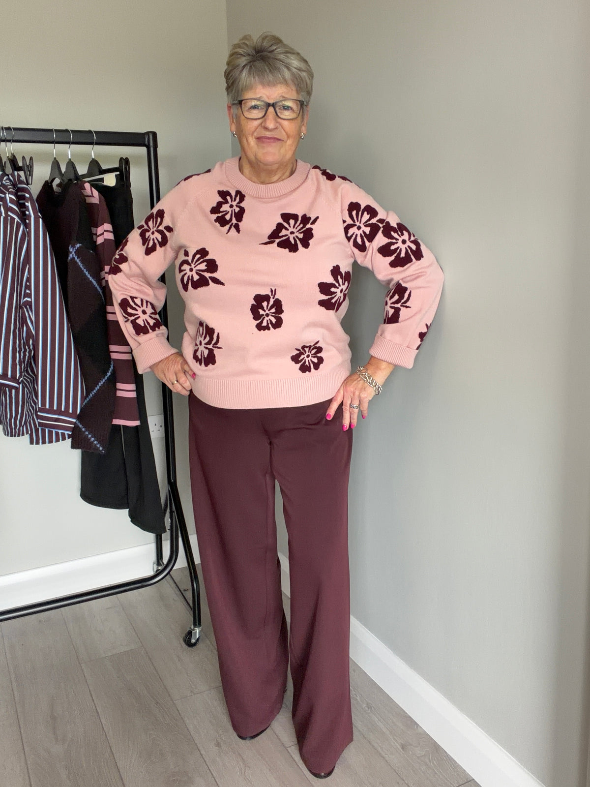Kaffe KAvalley Fudge Pull On Trousers