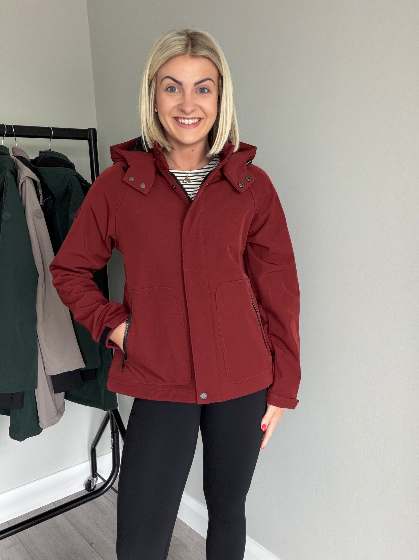 Relax & Renew Nancy Sienna Water Repellent Coat