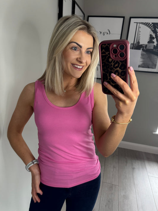 Freequent Pink Vest Top
