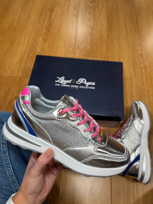 Tommy Bowe for Her Barley Chrome Sparkle Trainer