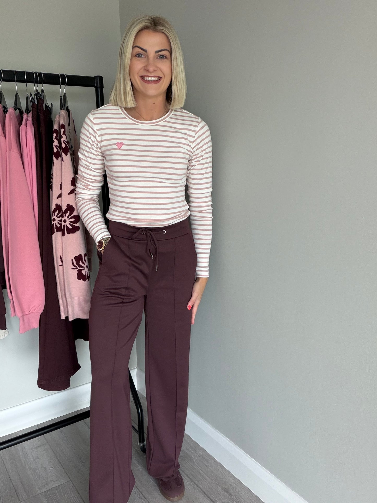 Kaffe KAjenny Fudge Straight Leg Pants