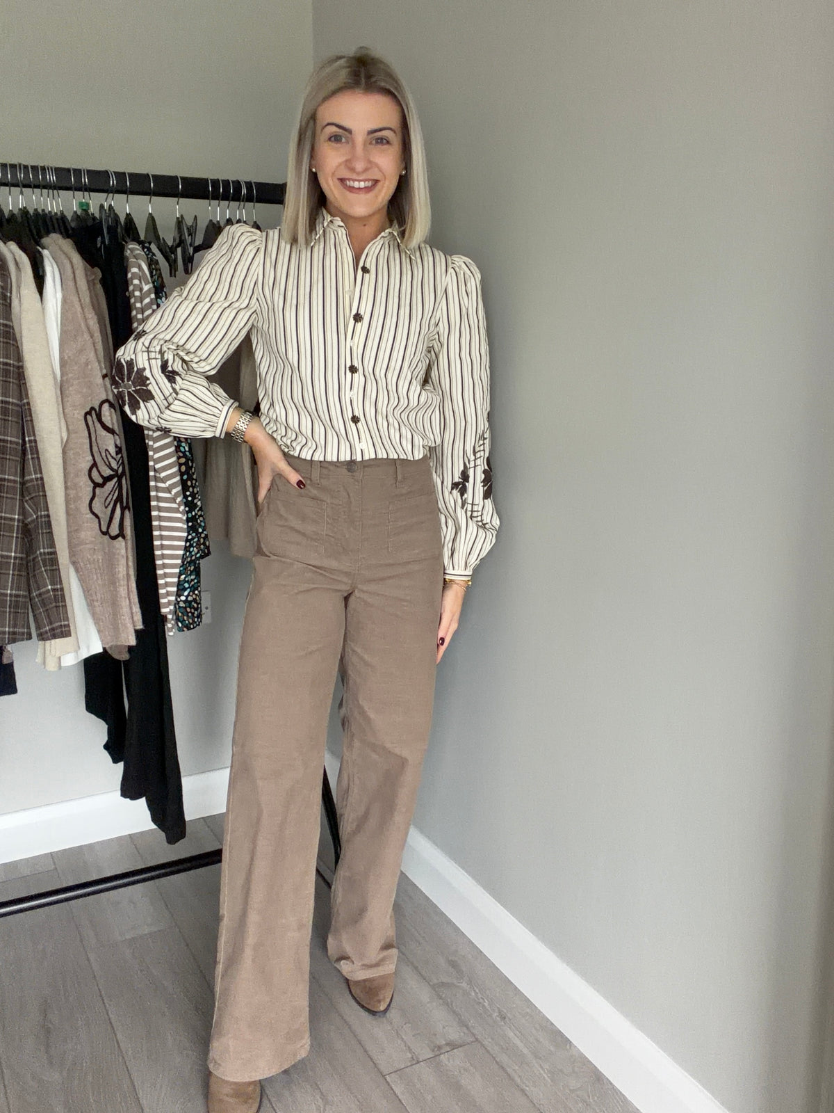 Kaffe KAbecca Desert Taupe Cords