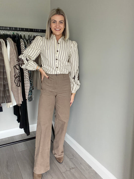 Kaffe KAbecca Desert Taupe Cords