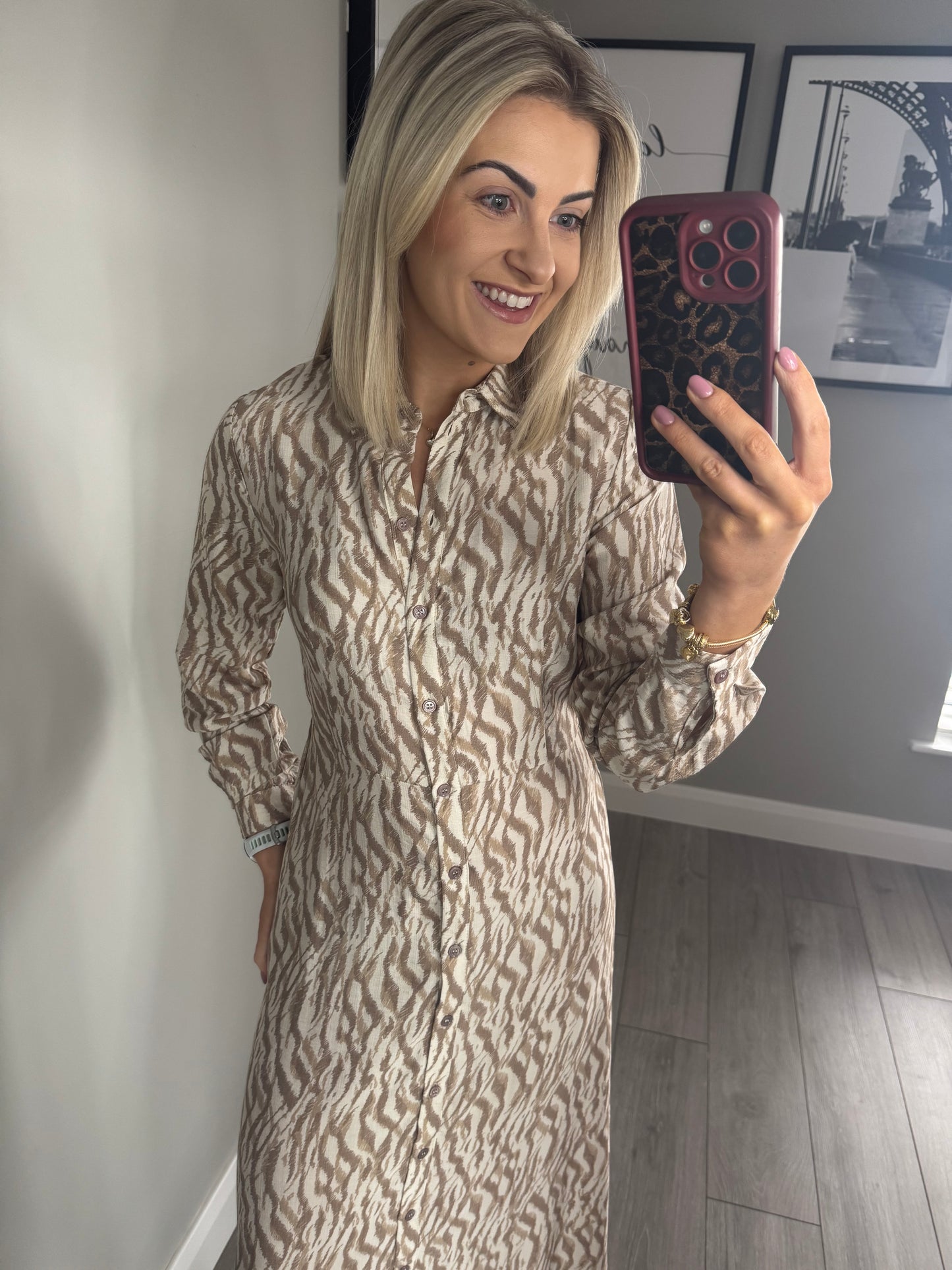 B.Young BYikaia Birch Shirt Dress